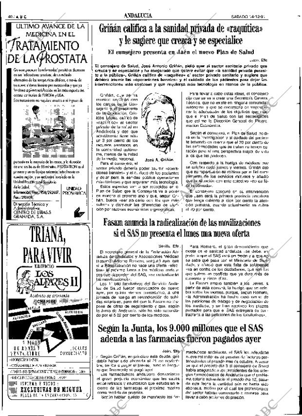 ABC SEVILLA 14-12-1991 página 40