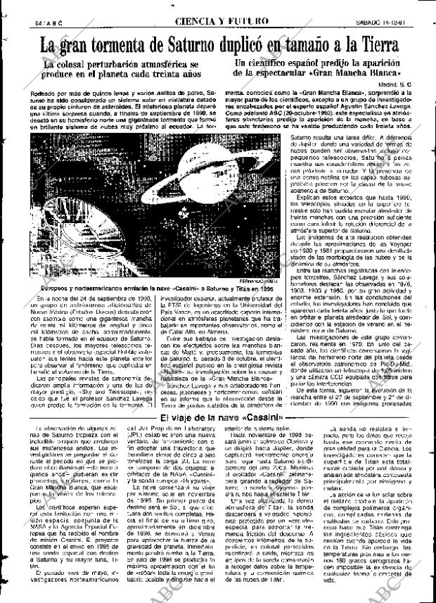 ABC SEVILLA 14-12-1991 página 84
