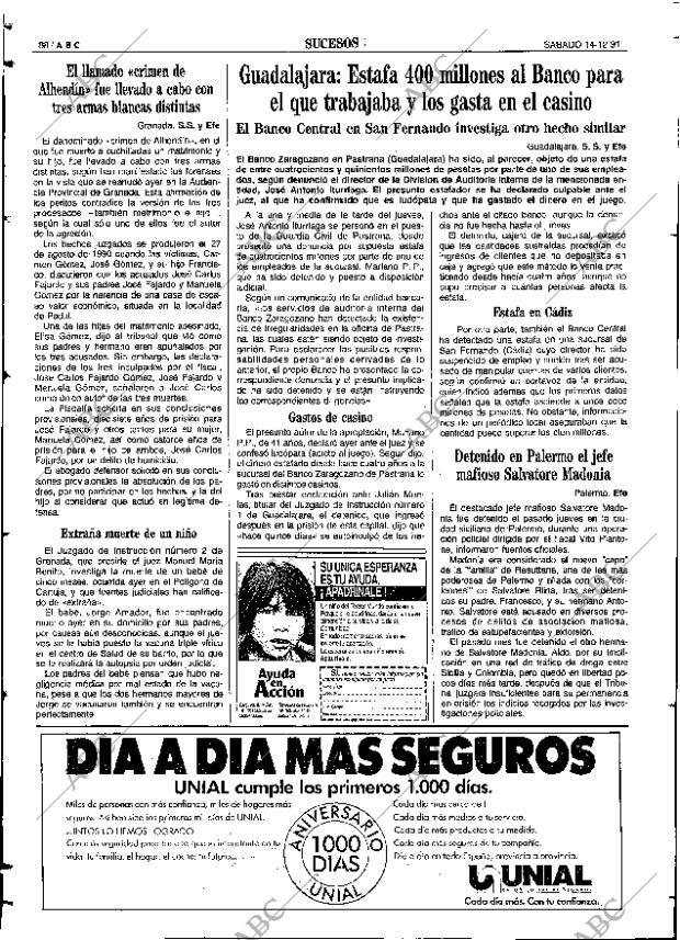 ABC SEVILLA 14-12-1991 página 88