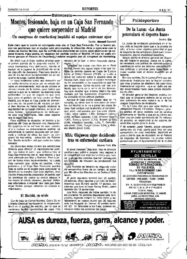 ABC SEVILLA 14-12-1991 página 97