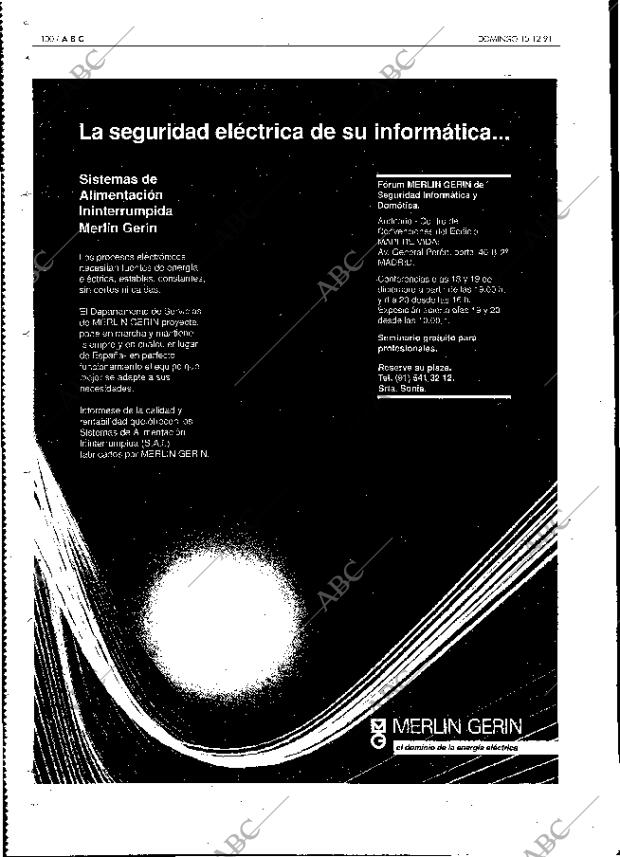 ABC MADRID 15-12-1991 página 100