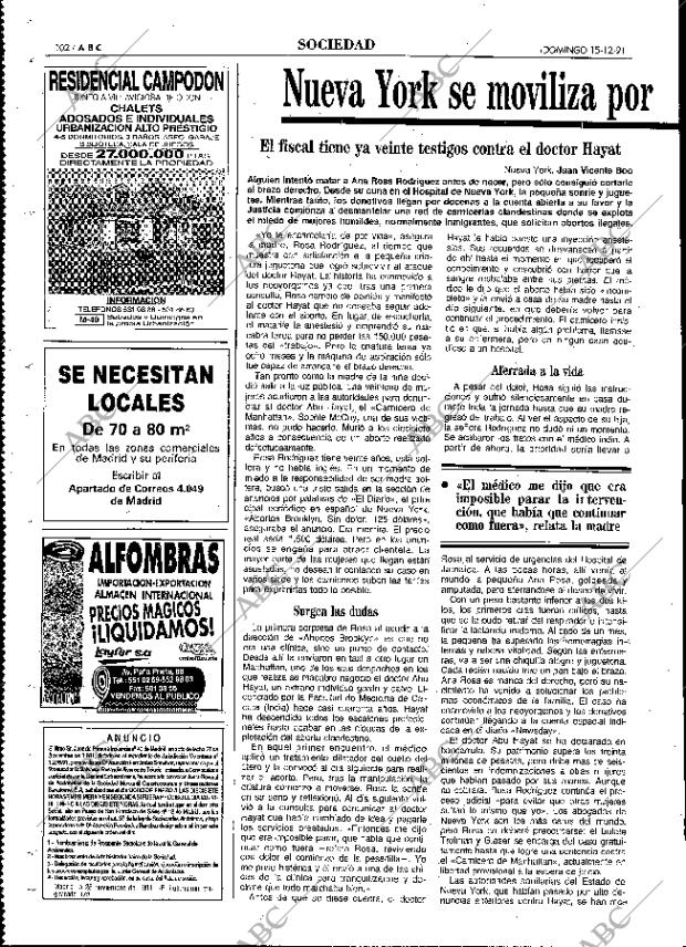 ABC MADRID 15-12-1991 página 102