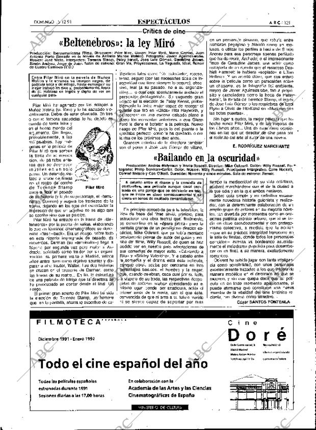 ABC MADRID 15-12-1991 página 121