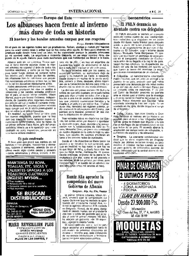 ABC MADRID 15-12-1991 página 39