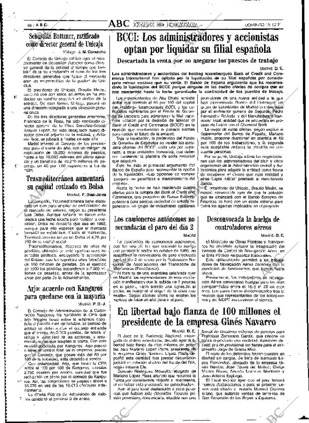 ABC MADRID 15-12-1991 página 86