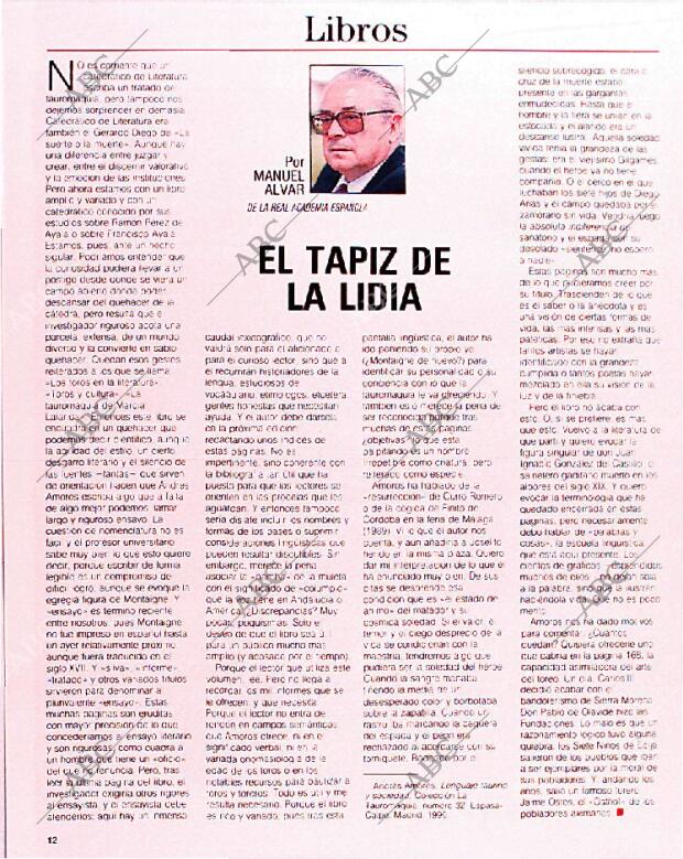 BLANCO Y NEGRO MADRID 15-12-1991 página 12