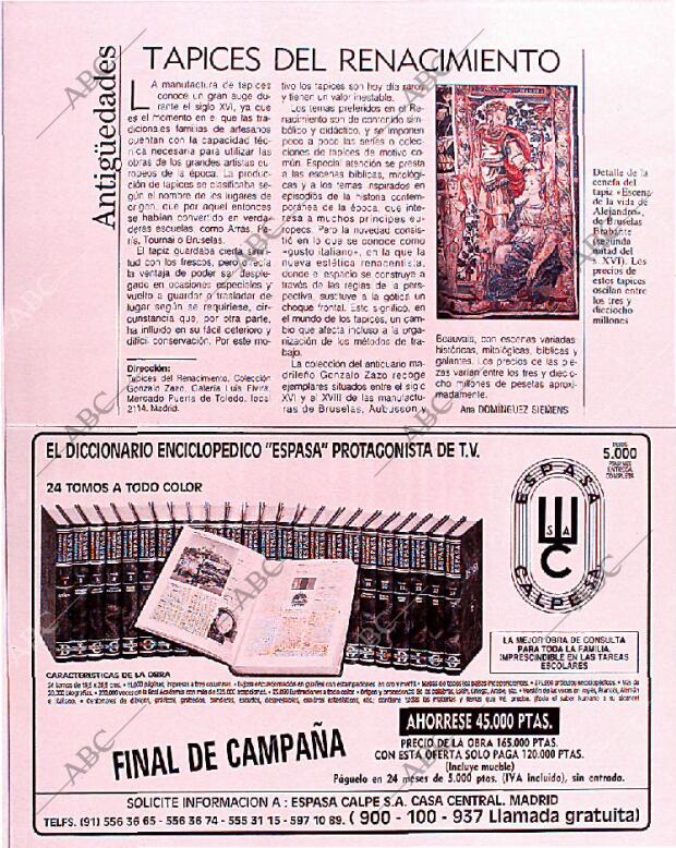 BLANCO Y NEGRO MADRID 15-12-1991 página 120