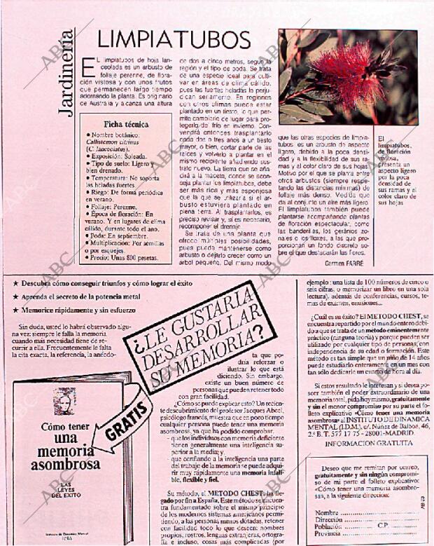 BLANCO Y NEGRO MADRID 15-12-1991 página 122