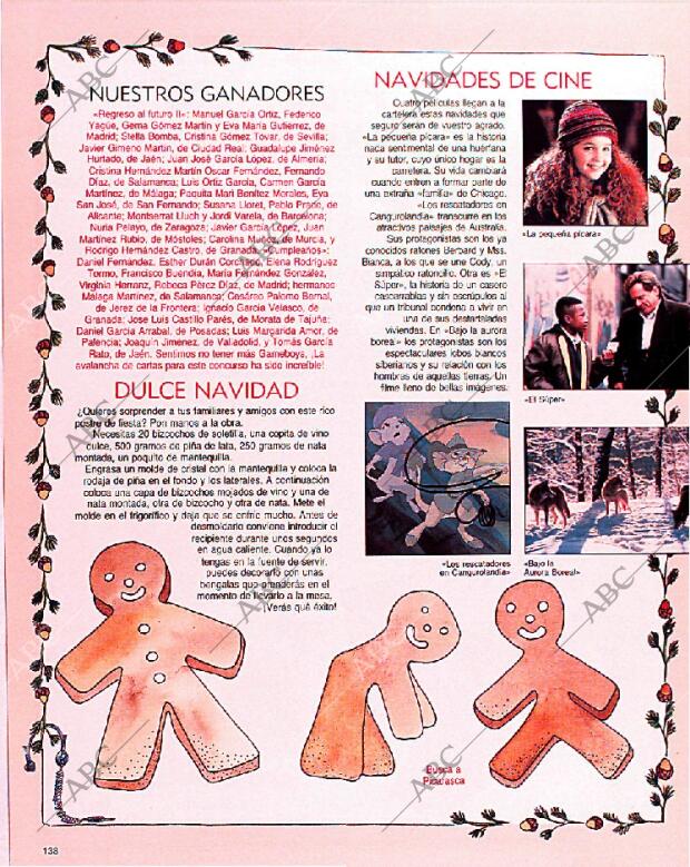 BLANCO Y NEGRO MADRID 15-12-1991 página 138