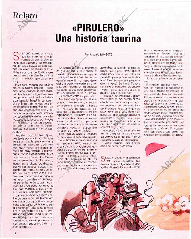 BLANCO Y NEGRO MADRID 15-12-1991 página 14