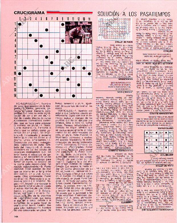 BLANCO Y NEGRO MADRID 15-12-1991 página 144