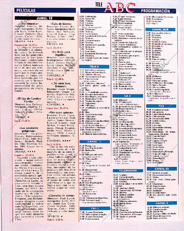 BLANCO Y NEGRO MADRID 15-12-1991 página 154