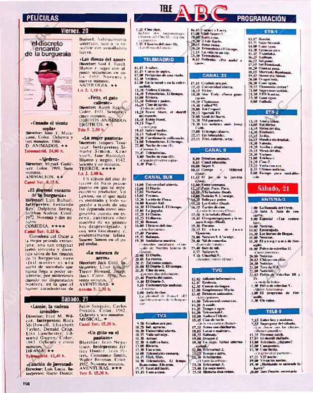 BLANCO Y NEGRO MADRID 15-12-1991 página 156