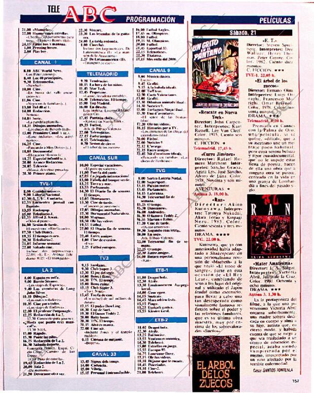 BLANCO Y NEGRO MADRID 15-12-1991 página 157