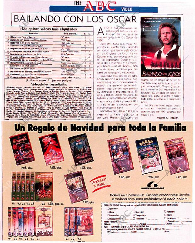 BLANCO Y NEGRO MADRID 15-12-1991 página 161