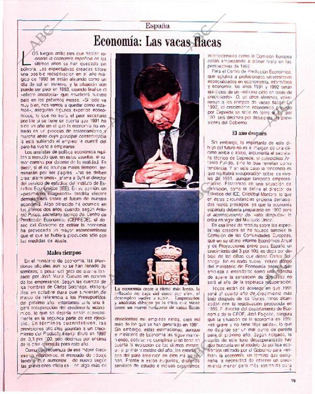 BLANCO Y NEGRO MADRID 15-12-1991 página 19