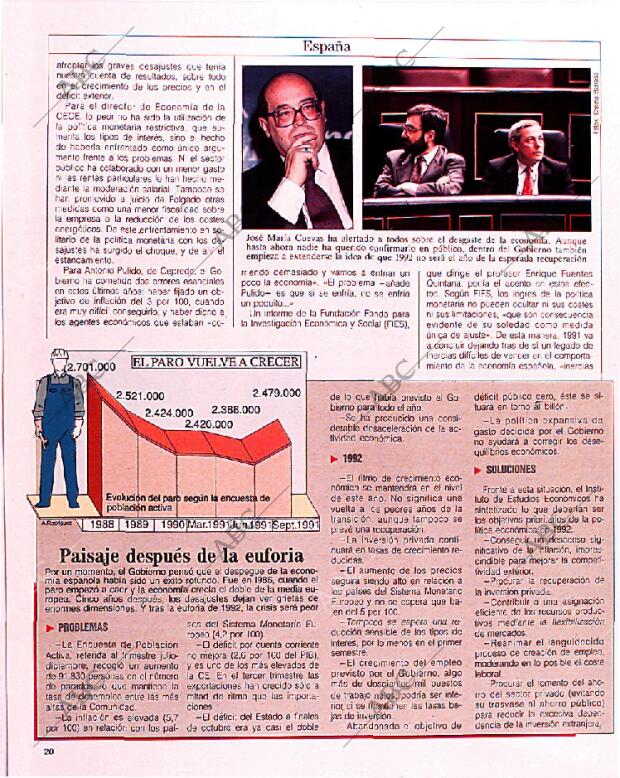 BLANCO Y NEGRO MADRID 15-12-1991 página 20