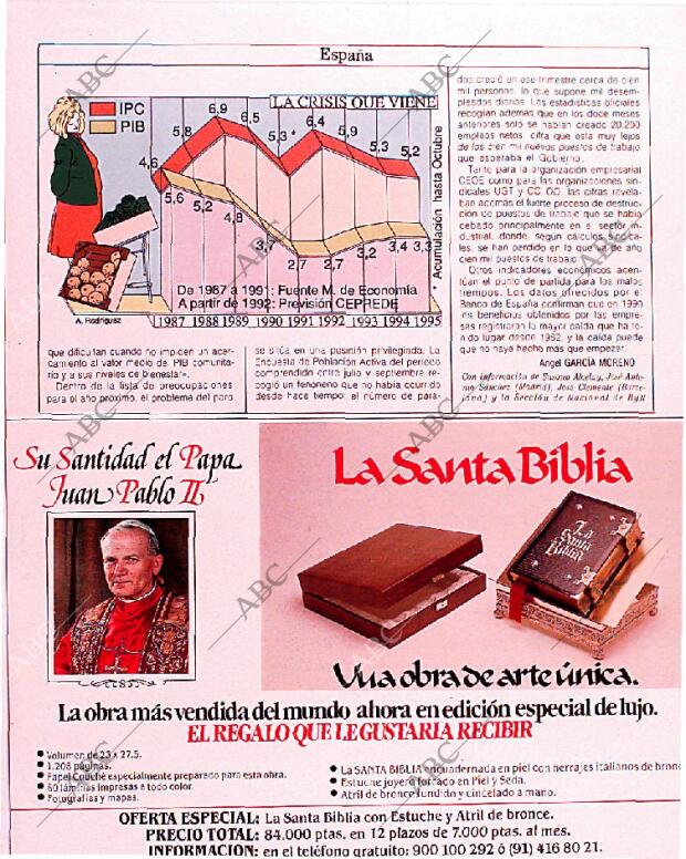 BLANCO Y NEGRO MADRID 15-12-1991 página 21