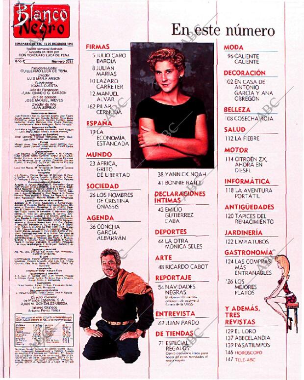 BLANCO Y NEGRO MADRID 15-12-1991 página 3