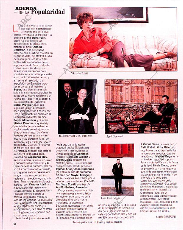 BLANCO Y NEGRO MADRID 15-12-1991 página 34