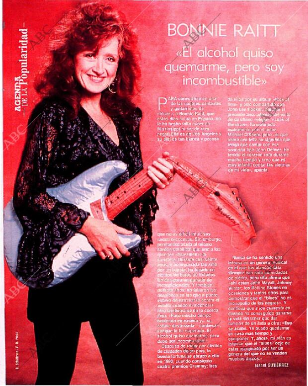 BLANCO Y NEGRO MADRID 15-12-1991 página 41