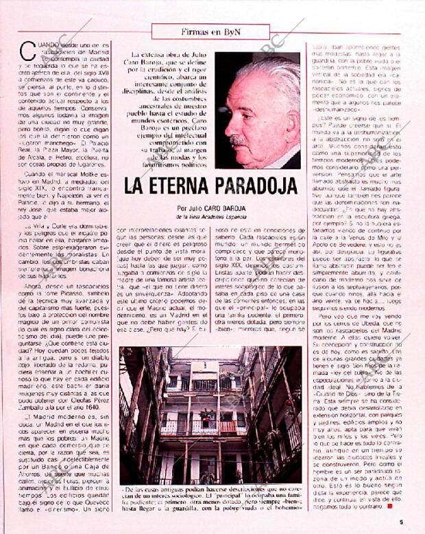 BLANCO Y NEGRO MADRID 15-12-1991 página 5