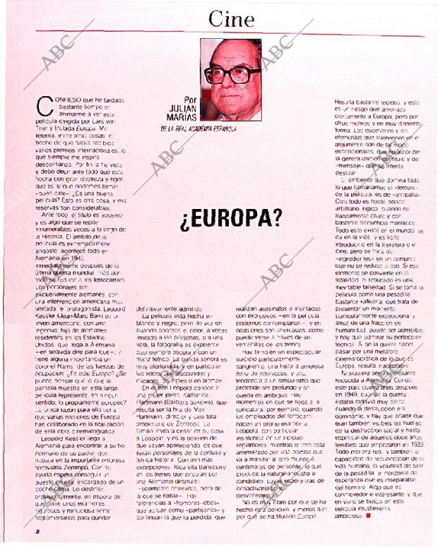 BLANCO Y NEGRO MADRID 15-12-1991 página 8