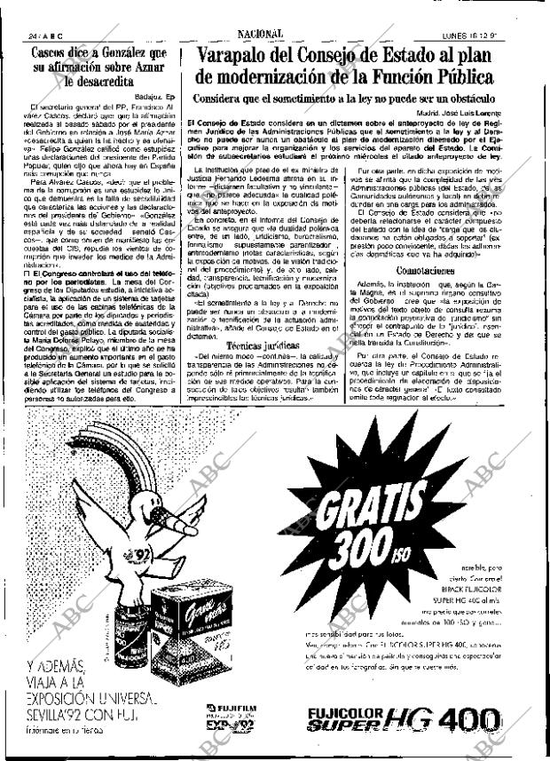 ABC SEVILLA 16-12-1991 página 24