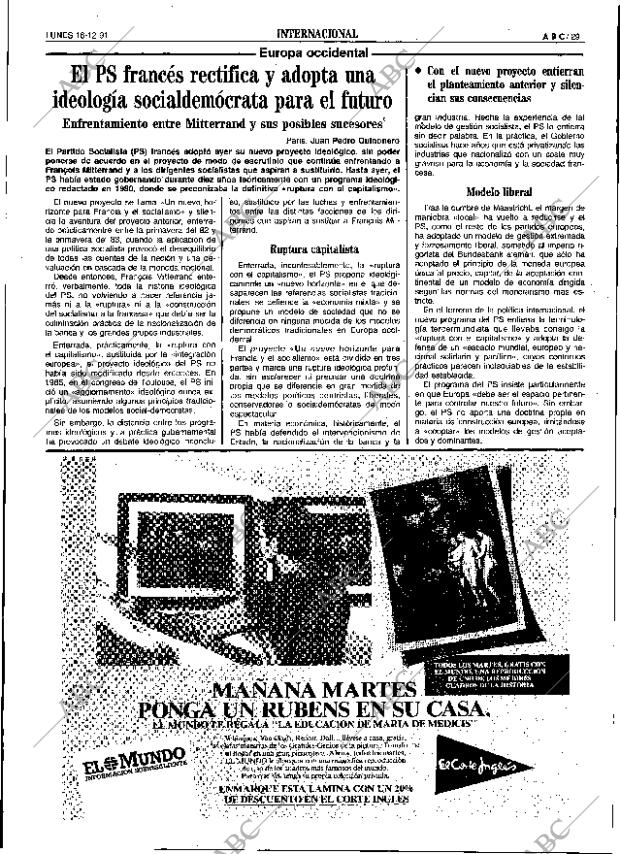ABC SEVILLA 16-12-1991 página 29