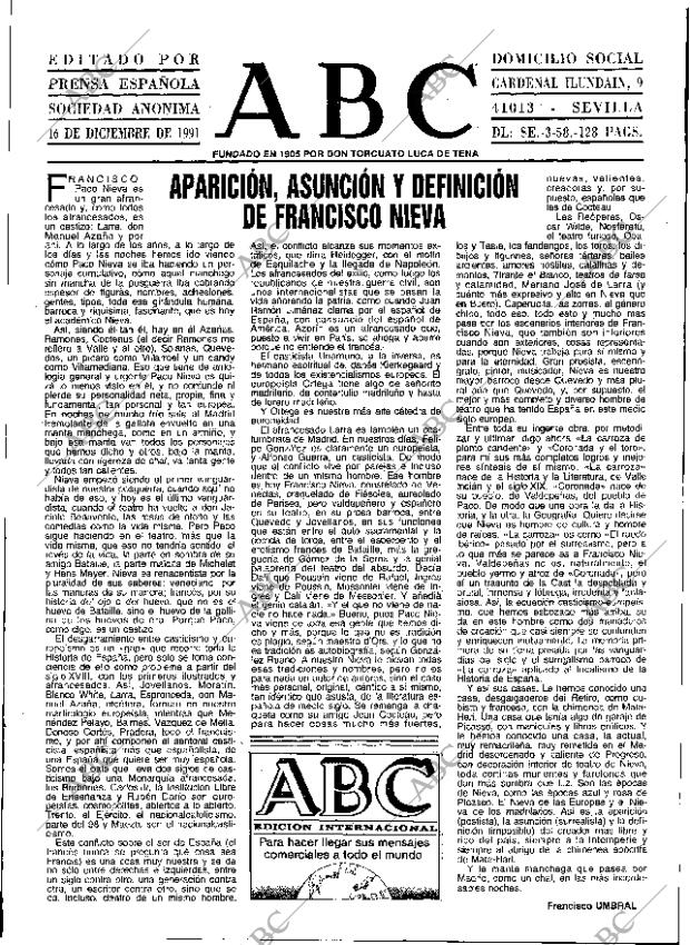 ABC SEVILLA 16-12-1991 página 3