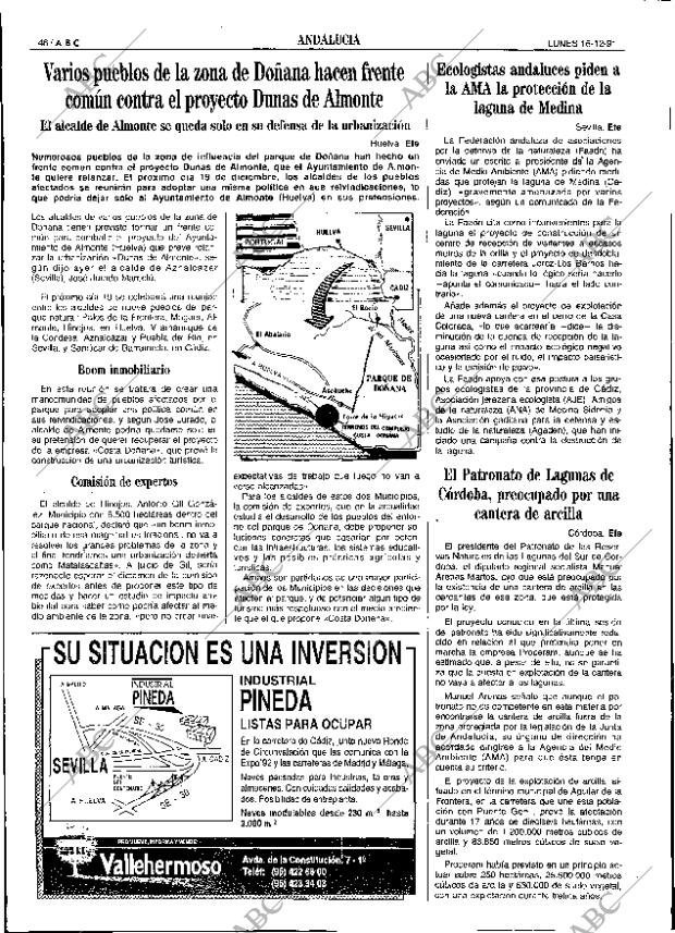 ABC SEVILLA 16-12-1991 página 46