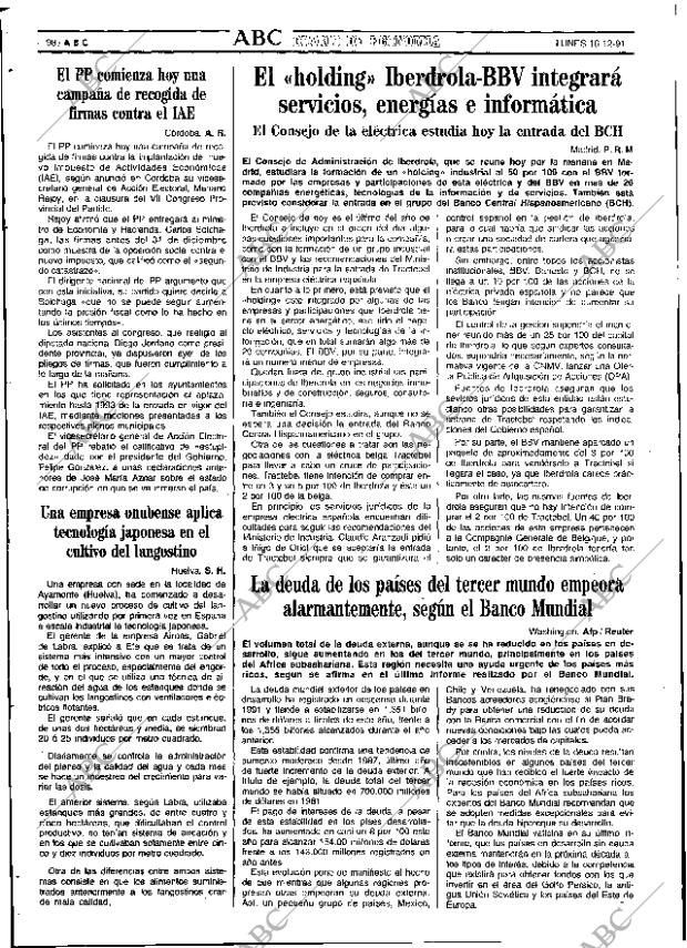 ABC SEVILLA 16-12-1991 página 98