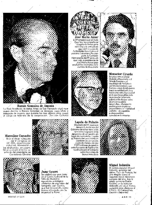 ABC MADRID 17-12-1991 página 15
