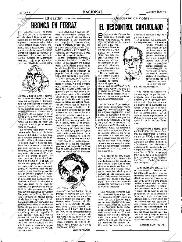 ABC MADRID 17-12-1991 página 32