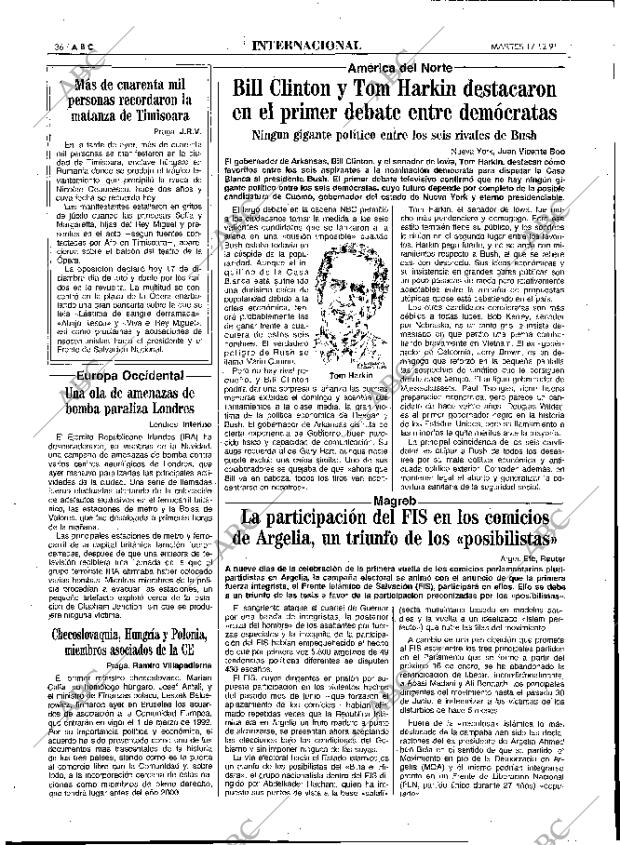 ABC MADRID 17-12-1991 página 36