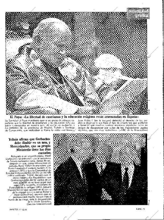 ABC MADRID 17-12-1991 página 5
