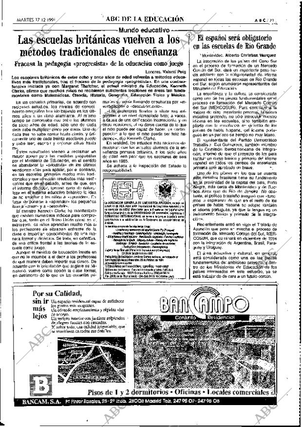 ABC MADRID 17-12-1991 página 71