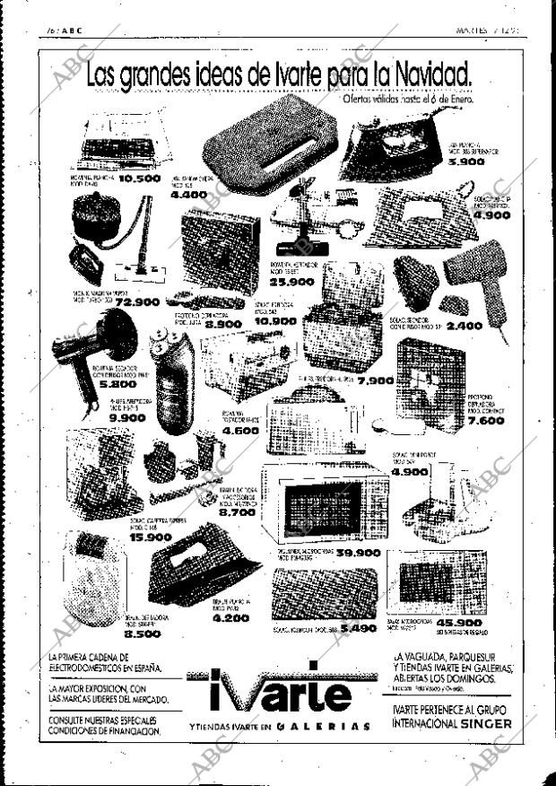 ABC MADRID 17-12-1991 página 76