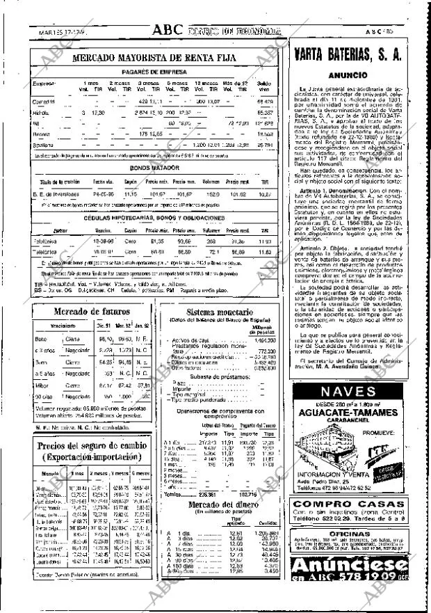 ABC MADRID 17-12-1991 página 85