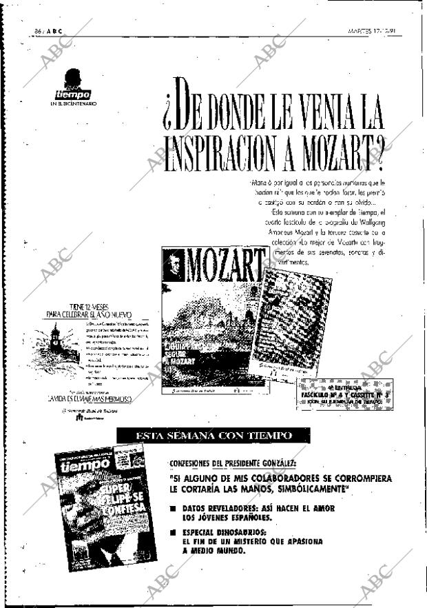 ABC MADRID 17-12-1991 página 86