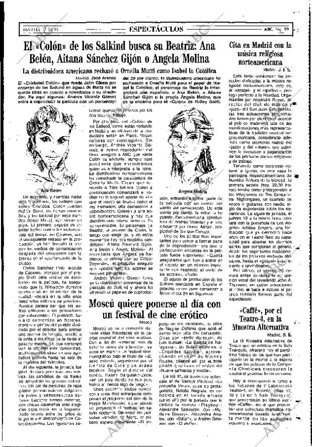 ABC MADRID 17-12-1991 página 99