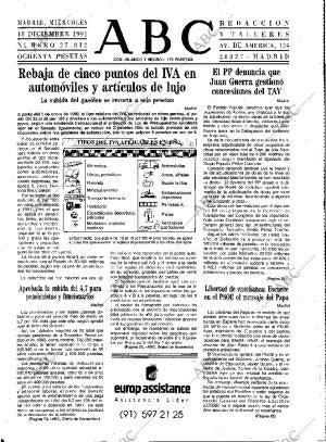 ABC MADRID 18-12-1991 página 15