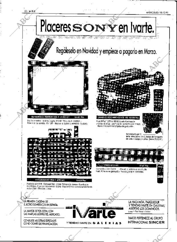 ABC MADRID 18-12-1991 página 32