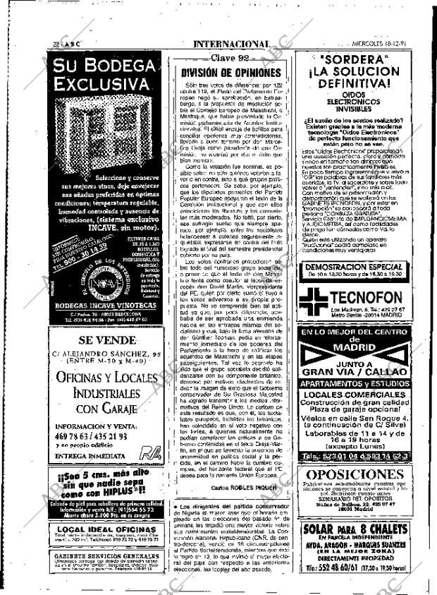 ABC MADRID 18-12-1991 página 38