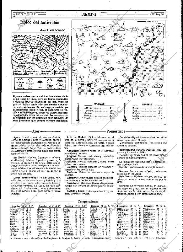 ABC MADRID 18-12-1991 página 51