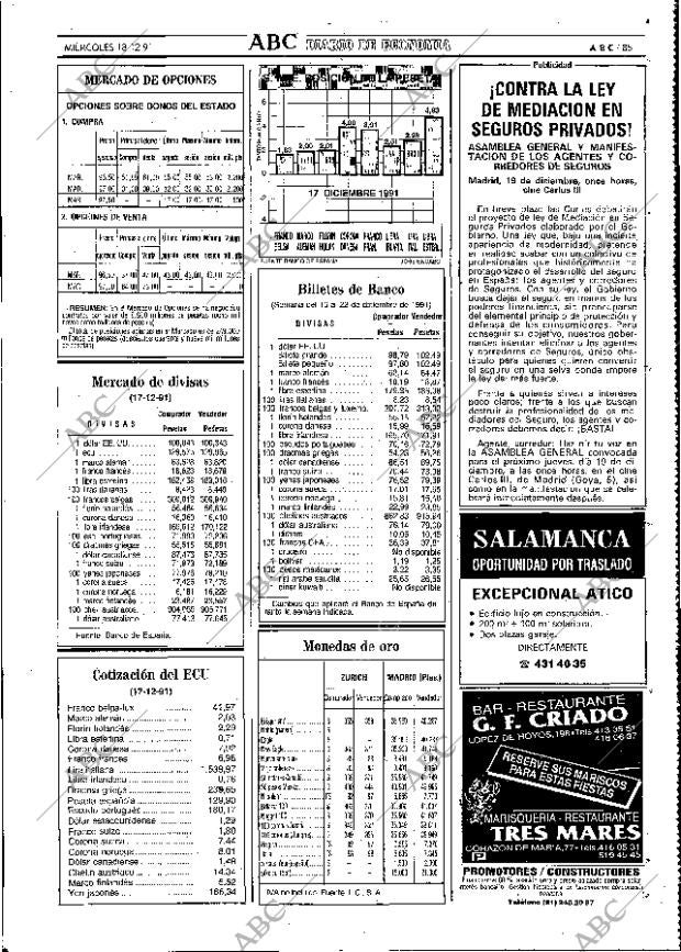 ABC MADRID 18-12-1991 página 85