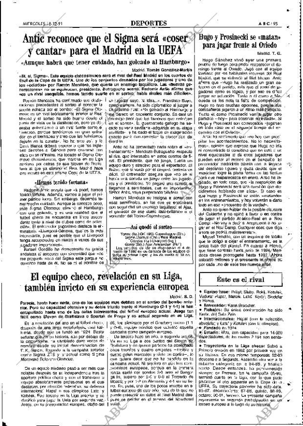 ABC MADRID 18-12-1991 página 95