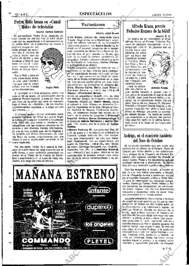 ABC MADRID 19-12-1991 página 102