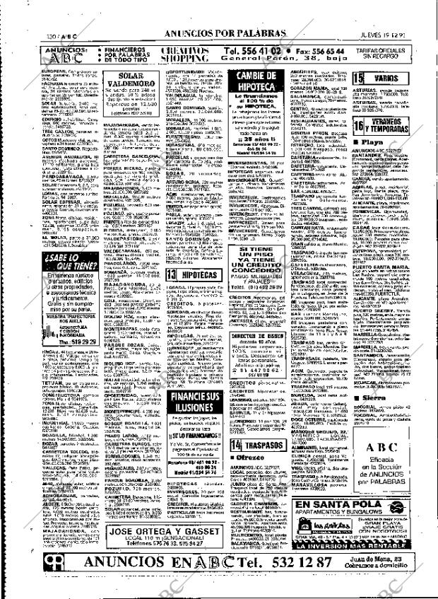 ABC MADRID 19-12-1991 página 130