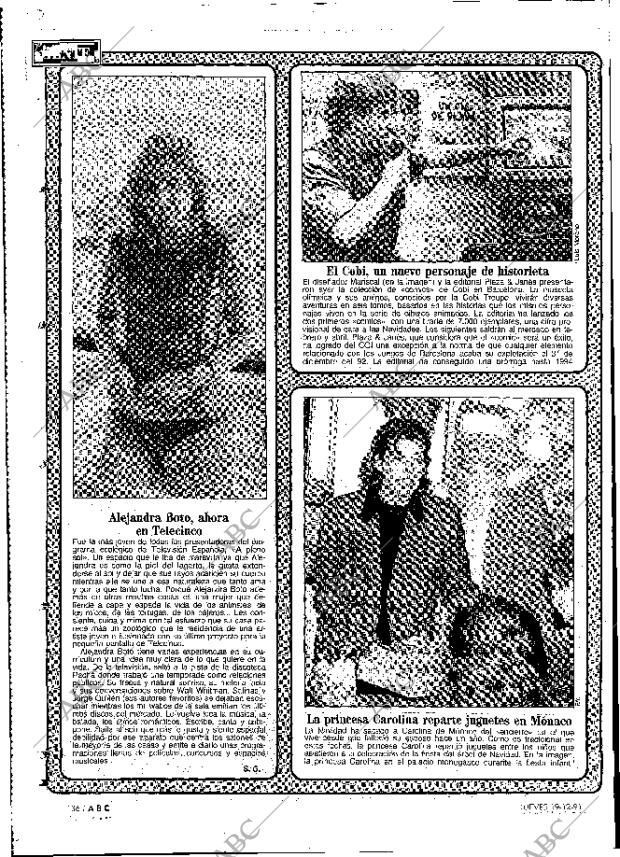 ABC MADRID 19-12-1991 página 136